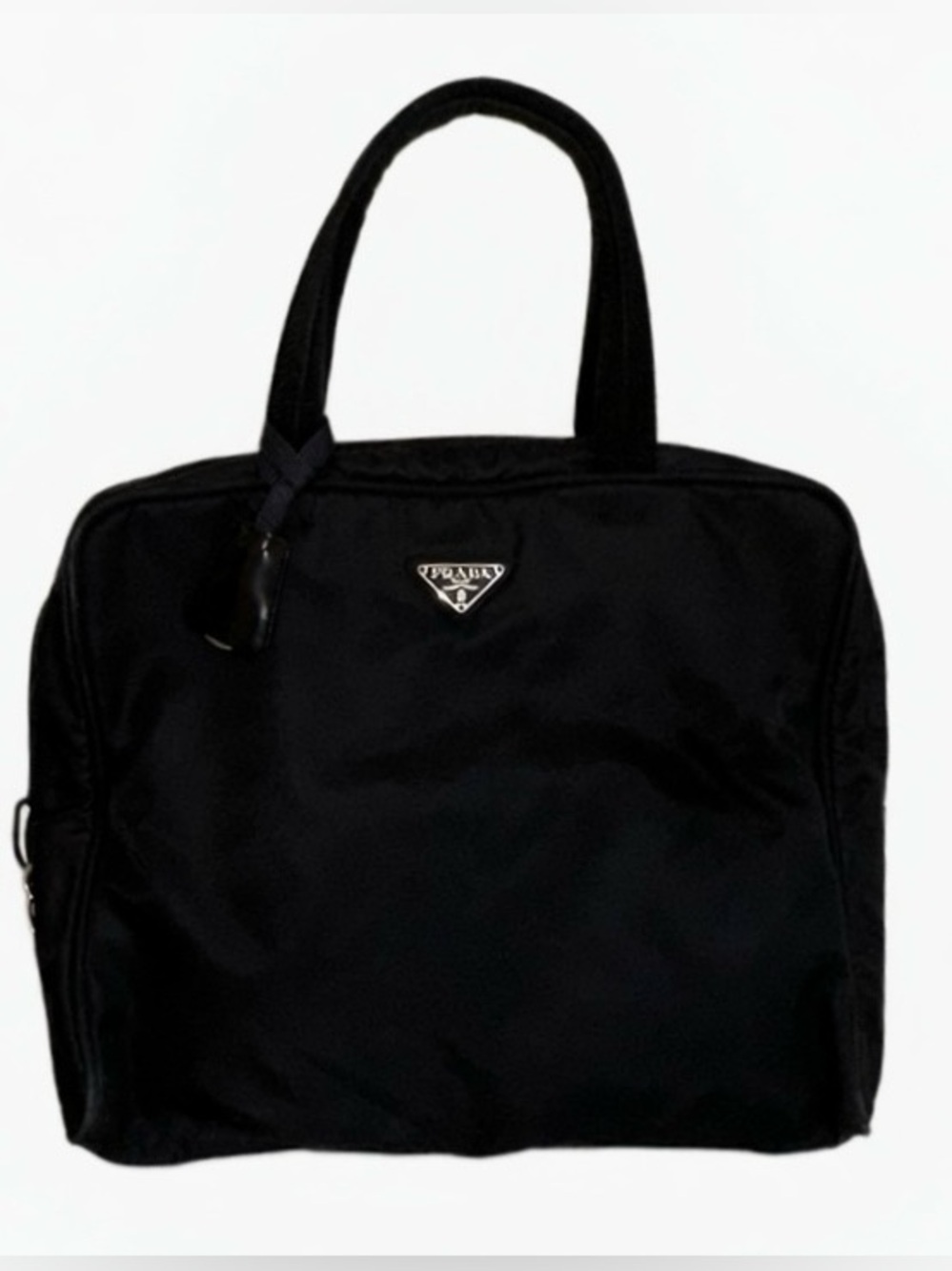 PRADA Black Nylon Tote Bag - Classic UNISEX Carryall